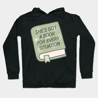 she's got a book for every situation green book Hoodie